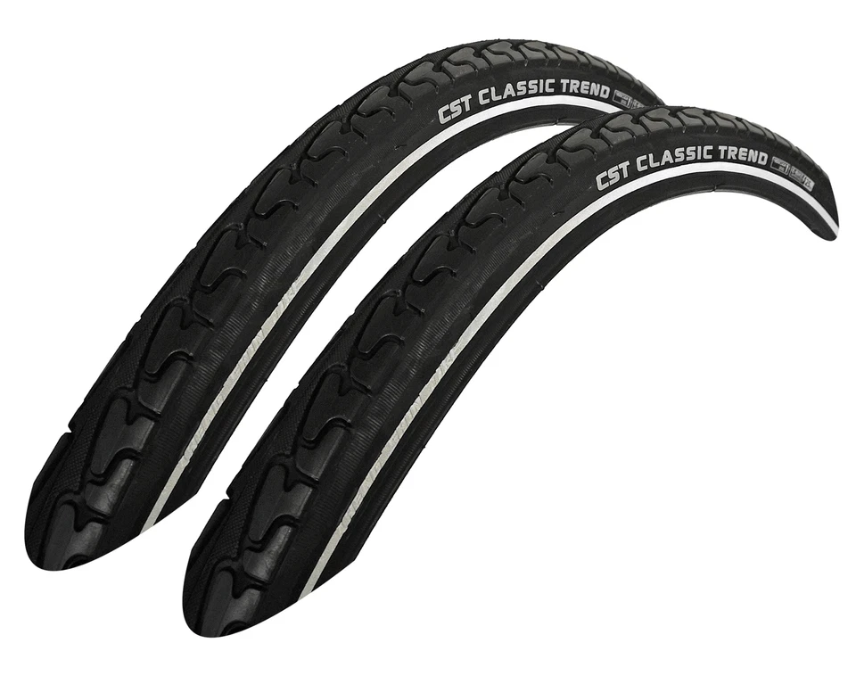 2x CST Trend Fahrradreifen Anti Puncture Pannenschutz Reflex Tire - Bild 1 von 1