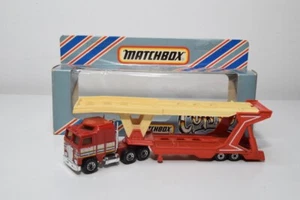 B50 1:90 MATCHBOX CONVOY CY1 CY 1 KENWORTH CAR TRANSPORTER TRUCK TRAILER NMIB - Picture 1 of 17