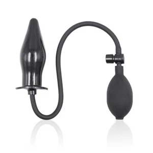 Inflatable Male Prostate Anus Plug Massager Men Women Toy Lubricants Unisex New - Picture 1 of 10