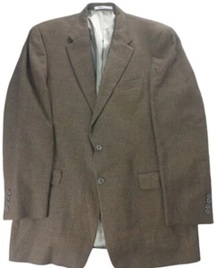 Blazer Hickey Freeman Kensington Pata de Gallo Abrigo Deportivo Hombres 44L Lana Traje Chaqueta - Imagen 1 de 10