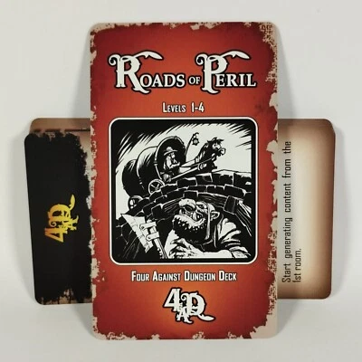 Four Against Darkness Adventure Deck - Roads of Peril - Image 1 of 3