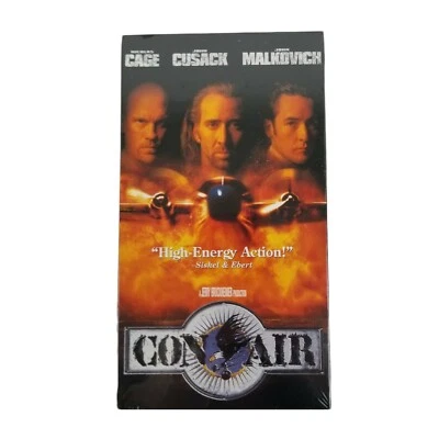 Con Air 1997 VHS Tape New Sealed Nick Cage John Cusack John Malkovich  Foto 1 de 4