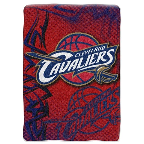 CLEVELAND CAVALIERS NBA SPORTS TEAM 60" x 80" TWIN / FULL SOFT THROW BLANKET NEW Cover