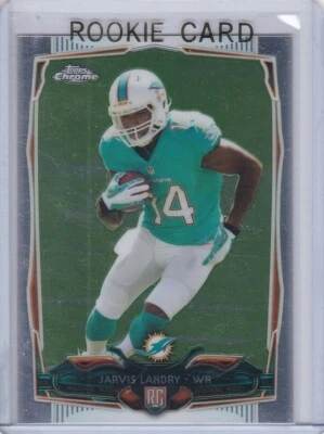 JARVIS LANDRY ROOKIE CARD Football 2014 TOPPS CHROME RC Miami Dolphins Browns - Image 1 of 2
