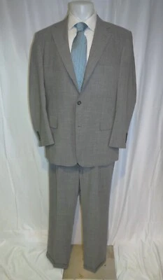 Brooks Brothers Brookscool Prince of Wales Plaid Three Roll Two Suit 43L - Image 1 of 4