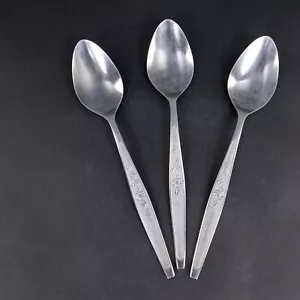 Ricambio posate acciaio inox vintage modello rosa Giappone 3 cucchiai da portata - Foto 1 di 9