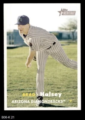 2006 Topps Heritage #21 Brad Halsey Diamondbacks 8 - NM/MT - Image 1 of 2