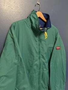 Vintage 90’s Polo Ralph Lauren Polo Sport Zip Green Jacket Size Large - Picture 1 of 5