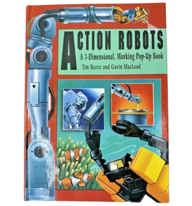 Action Robots 3-Dimensional Working Pop-Up Book Tim Reeve Gavin Macleod - Picture 1 of 8