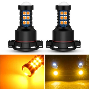 2X 5202 Yellow Amber LED Fog Light Bulbs for Chevrolet Silverado 1500 2008-2015 - Picture 1 of 8