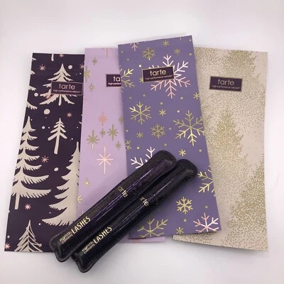 (2)Tarte Lights, Camera, Lashes 0.24oz 4-in-1 Mascara Leather Purple +Gift Bag - Image 1 of 2