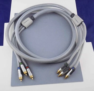 Belkin Silver Series PureAv 8 Feet, RCA Component Video Cable (RGB) with PCOCC - Image 1 of 4