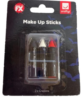 Smiffys Pack of 3 MAKE UP STICKS (S18a) * - Image 1 of 2