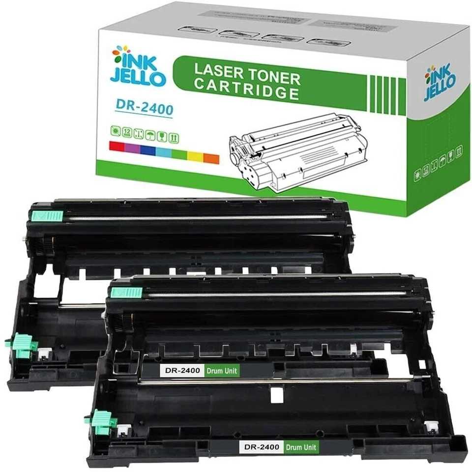 2 x DR2400 Drum Compatible With Brother HL-L2375DW MFC-L2710DW HL-L2310D - Image 1 of 4