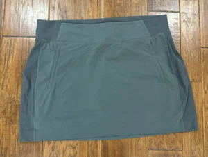 Athleta Brooklyn Heights High Rise Skort 18 verde viaggio atletico golf tennis - Foto 1 di 8