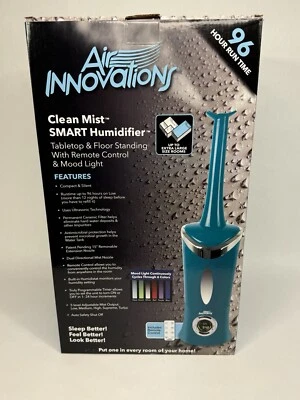 Air Innovations MH-701C Ultrasonic Cool Mist Aromatherapy Humidifier TEAL - Image 1 of 4