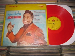 JACKIE WILSON LP HIGHER AND HIGHER RED TAIWAN WAX SWEET NORTHERN SOUL R&B FUNK  - Picture 1 of 3