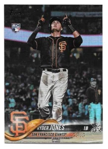 RYDER JONES RC 2018 Topps Aggiornamento RAINBOW FOIL - SAN FRANCISCO GIANTS - #US57 - Foto 1 di 1