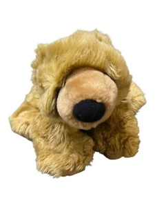 2005 K & M International Inc. SOFT BROWN GRIZZLY BEAR Plush STUFFED ANIMAL - Picture 1 of 9