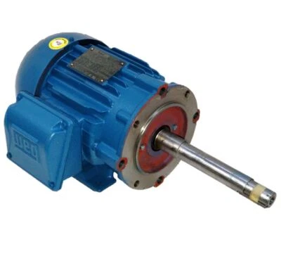 WEG 1.5 HP 3600 RPM TEFC 208/230/460 VOLT 143JP 3 PHASE MOTOR 00156ET3E143JP-W22 - Image 1 of 4