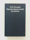 Spaziergang nach Syrakus J G Seume Fourier Verlag Buch 