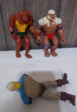 lot of two thundercats. LJN Toys-Telepix T. Jakalman and Monkian 6"free galoob Cover