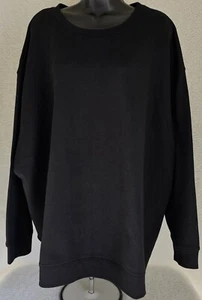Universal Thread Womens Sweatshirt Shirt Top Blouse Size 3X Black NEW - Picture 1 of 24
