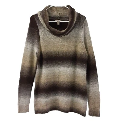 White Stag Woman's Pullover Sweater Size XL 16-18, Cowl Neck Long Sleeve - Image 1 of 4