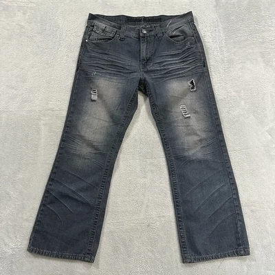 Xtreme Couture Jeans Straight Jeans Men 34 x 30 Blue Vtg Y2K - Image 1 of 4