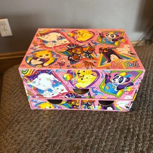 Lisa Frank Vintage 90er Karton Bleistifte Aufkleber Hunde Einhörner Pinguine Katzen - Bild 1 von 20