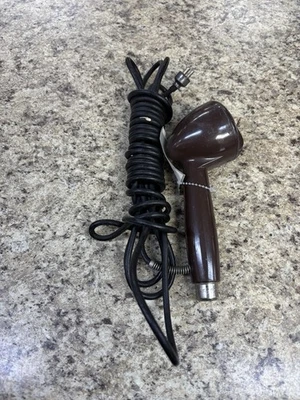 1940s Astatic Brand Brown Bullet Microphone w cord, no stand. - Image 1 of 4