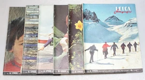 Leica Fotografie International Magazine set - 1958 Full set of Six - English edi - Picture 1 of 4