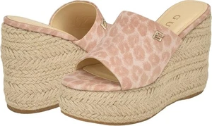 GUESS Women's EVBA Wedge Sandal, Nude 110, 11 - Picture 1 of 6