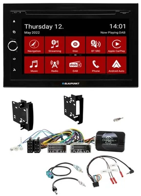 Blaupunkt Lenkrad DVD Bluetooth DAB 2DIN USB Autoradio für Chrysler Dodge Jeep - Bild 1 von 4