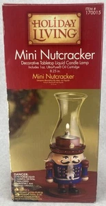 Lámpara Mini Cascanueces Decorativa Mesa Líquida Vela Lámpara Nueva En Caja - Imagen 1 de 2