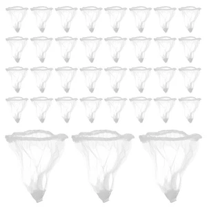 100 Pcs Disposable Drain Strainer Food Waste Filter Kitchen Sink Mesh Bag - Picture 1 of 20