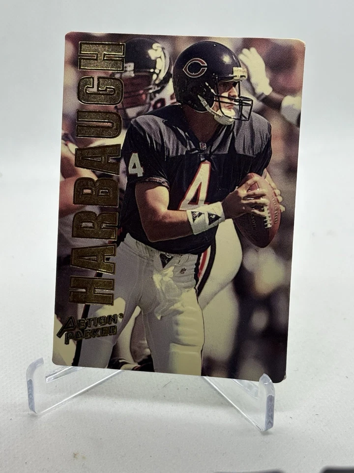 1993 Action Packed - Jim Harbaugh #7 Bears University Of Michigan Football - Image 1 of 1