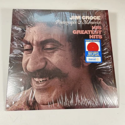 Jim Croce Photographs and Memories His Greatest Hits LIMITED EDITION Red Vinyl - Image 1 of 4