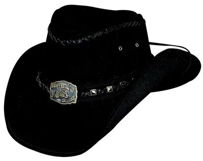 NEW Bullhide Hats 4013Bl Thunder Struck Large Black Cowboy Hat - Image 1 of 2