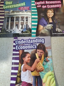 Bundle  Economic, The Economy And Government,  Primary Source Readers - Picture 1 of 6