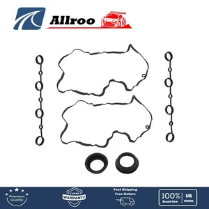 For Porsche Cayenne V8 Spark Plug Seals and Cam Gaske Valve Cover Gasket Set - Foto 1 di 6