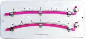 LARGE MOELLER INSTRUMENT CO. SHIPS SUBMARINE TWIN TUBE CLINOMETER LEVEL - Picture 1 of 4
