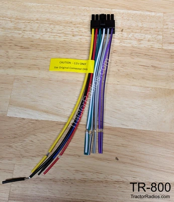 Dual Jensen Audio 12 pin Wire Connector Harness Wiring Harness Stereo Car Radio - Image 1 of 3