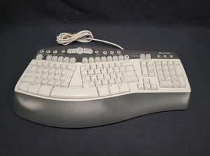 Microsoft Natural Multimedia Keyboard Ergonomic Comfort 1.0A  Model RT9470 Wired - Picture 1 of 15