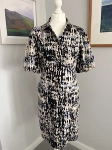 Second Female Fitted Santo Shirt Dress Size M Pockets 100% Cotton - Picture 1 of 9