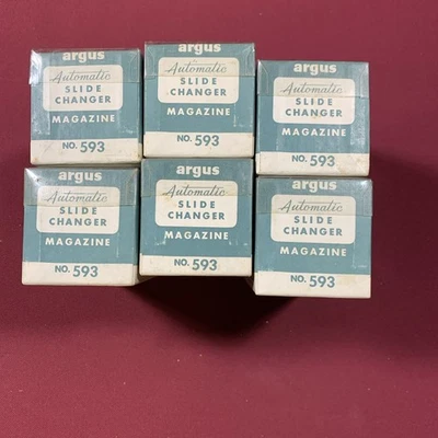 Lot of Six Slide Trays Argus Automatic Slide Changer Magazines Vintage - Image 1 of 4