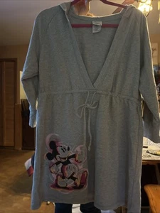 Disney Gray Mickey Cover Up, Size XL NWT - Picture 1 of 5