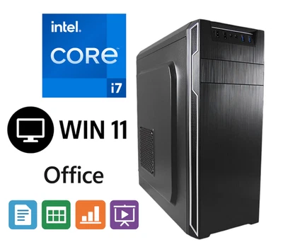 INTEL + MSI ETC. VERBAUT WINDOWS 11 PRO Business PC 16x 5,20 GHz i7-13700F 64 GB DDR5 RAM OFFICE PC 1TB
