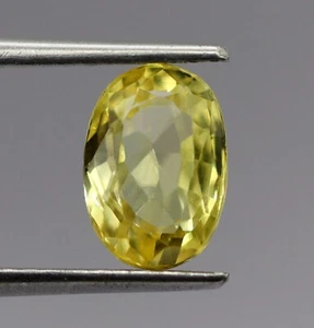 1,67 quilates 100 % zafiro amarillo natural suelto brillante brillo y gema de Ceilán claridad - Imagen 1 de 10