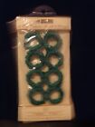8 Pack Fabric Cloth Covered Damask Napkin Rings Green Better Home Plastics